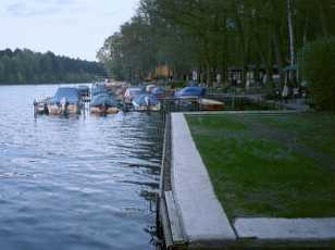 Die Boote sind im Wasser
